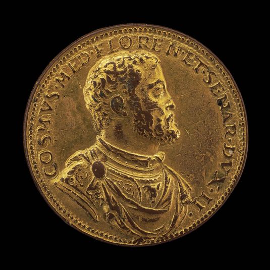 Cosimo I de' Medici, 1519-1574, Duke of Florence 1537 [obverse]