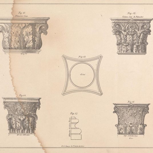 Designs for Architectural Ornamentation: Columns, Capitals and Pilasters