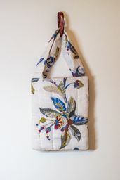 Quilted Chain-stitch Embroidered Bag - Pip Burgess