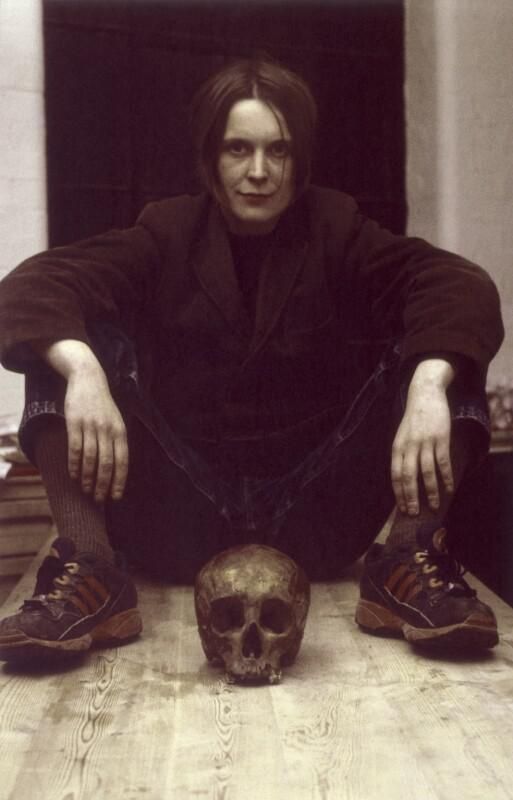 Sarah Lucas ('Self-Portrait with Skull')