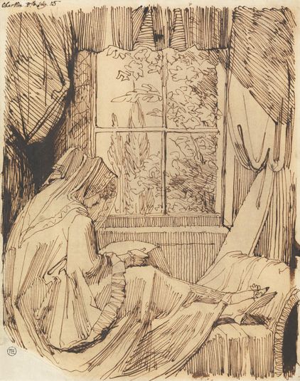 Woman Reading, Seated Before a Window