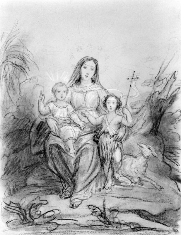 La Vierge, l'Enfant et saint Jean-Baptiste enfant