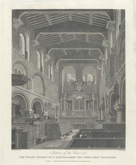 Interior of the Choir of the Priory Church of St. Barts the Great