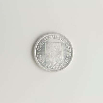Bon pour 5 centimes de franc, Union Commerciale et Industrielle de Sézanne, 1922