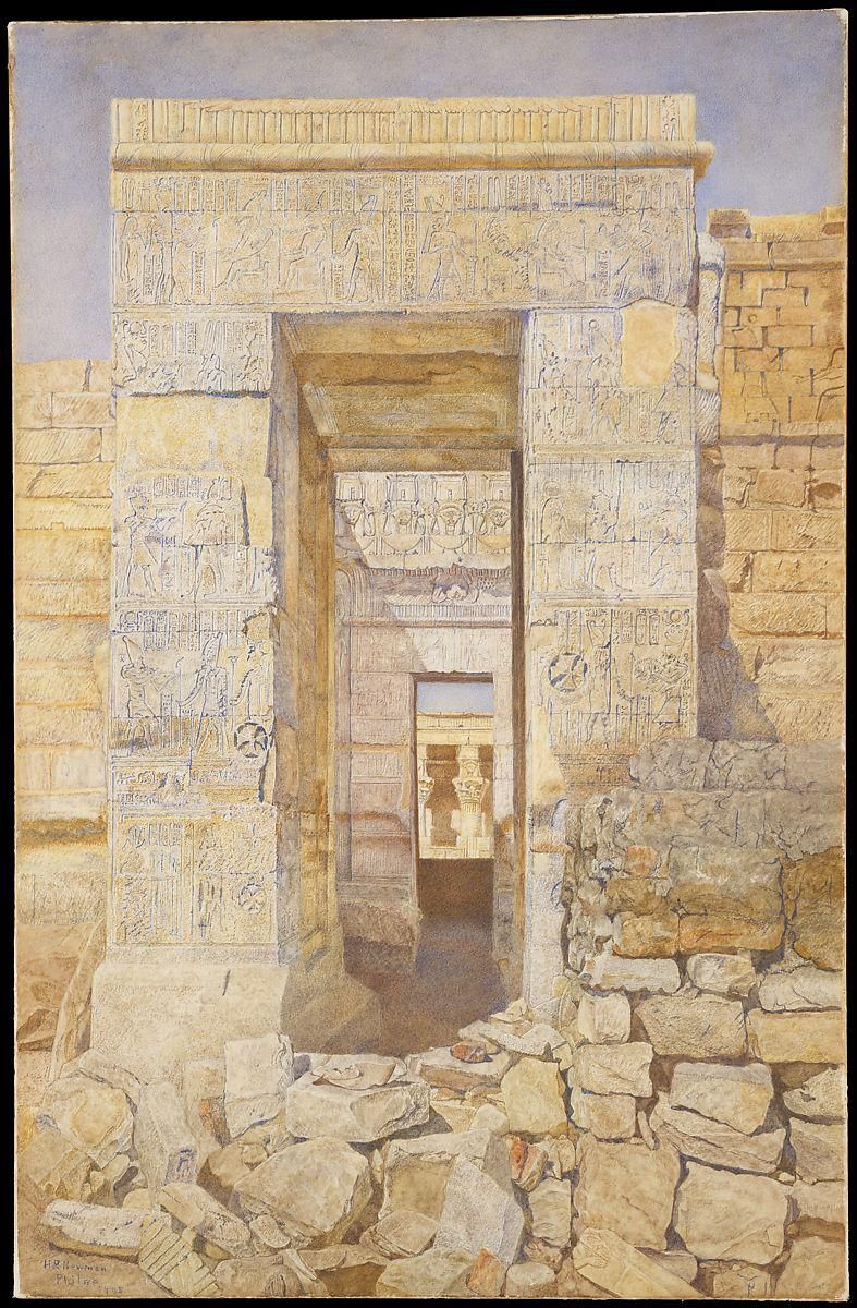 East Entrance, Room of Tiberius, Temple of Isis, Philae