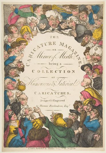 Title Page, The Caricature Magazine, or Mirror of Mirth