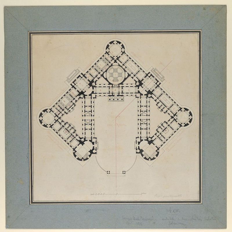 Floor Plan for a Royal Palace