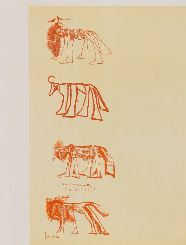 Four Sketches of Animals