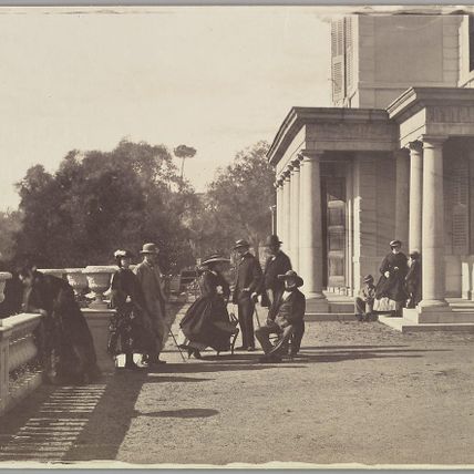 [Lord Brougham and his Family, Cannes]