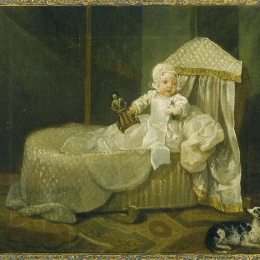 Gerard Anne Edwards Hamilton (1732–1773) in his Cradle