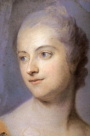 Preparation to the portrait of Madame de Pompadour