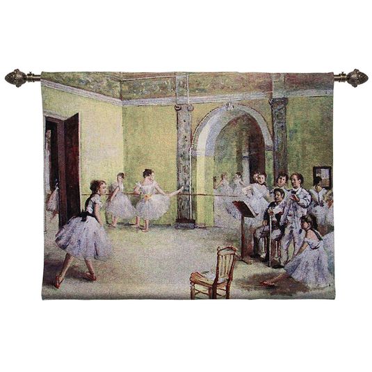 Dega's Ballet Class - Wall Hanging 89cm x 69cm (70 rod) Signare Tapestry