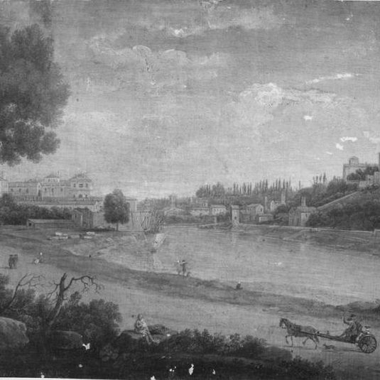View of Rome by the Tiber