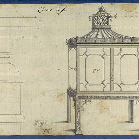 China Case, from Chippendale Drawings, Vol. II