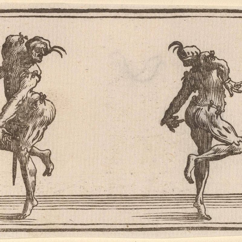Two Pantaloons Dancing
