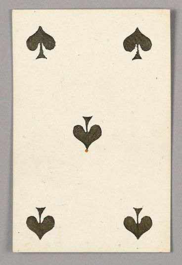 Five of Spades from Set of "Jeu Imperial–Second Empire–Napoleon III" Playing Cards