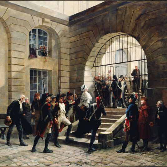 Marie-Antoinette sortant de la Conciergerie, le 16 octobre 1793