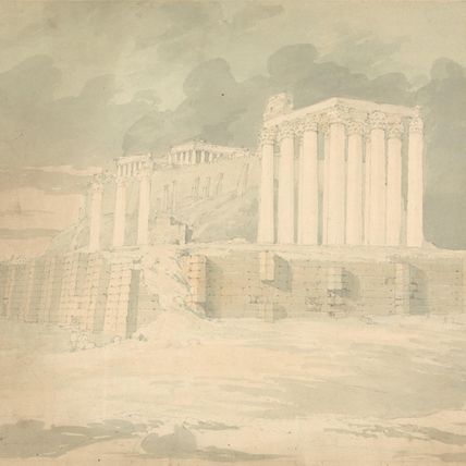 Temple of Olympian Zeus, Athens and the Parthenon