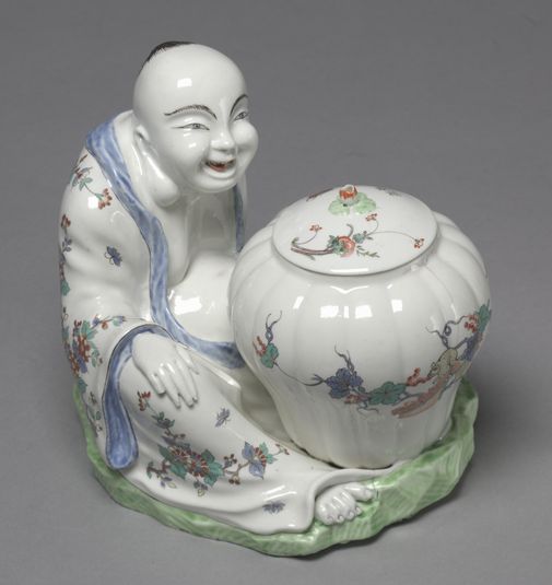 Figure of Budai or Hotei with Jar