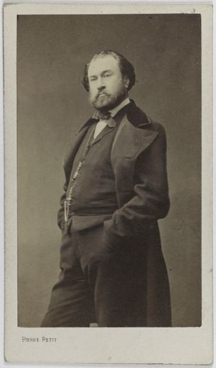 Portrait d'Edouard Plouvier, (1821-1876), (auteur dramatique)