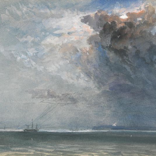 Ship at Sea during a Storm