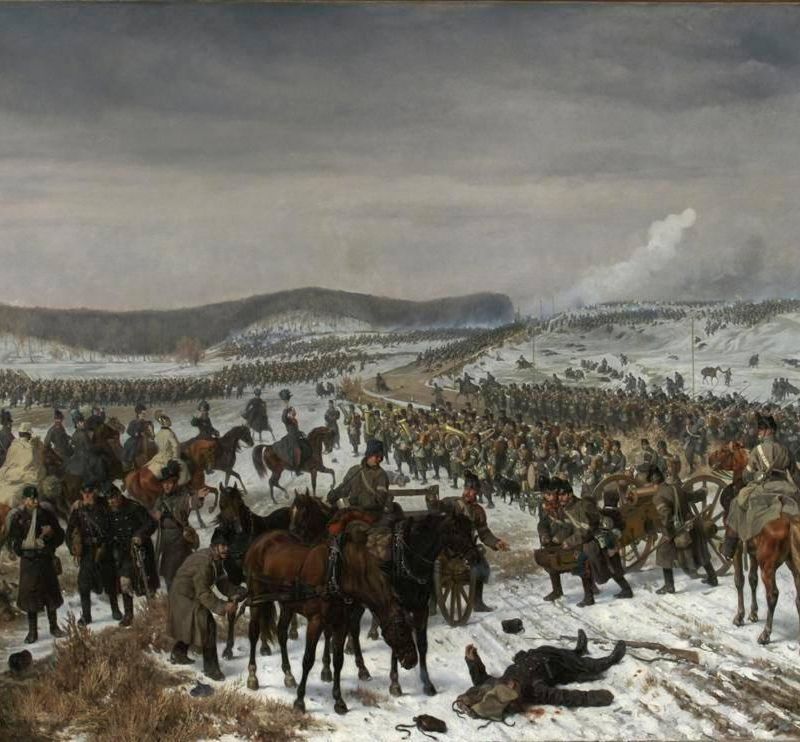 The Battle of Oeversee on 6 February 1864