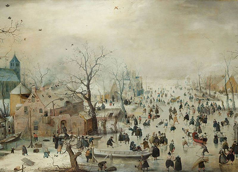 Hendrick Avercamp - Winter Landscape with Ice Skaters Smartify Editions