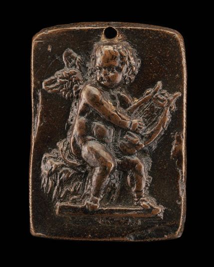 Cupid Playing on a Lyre