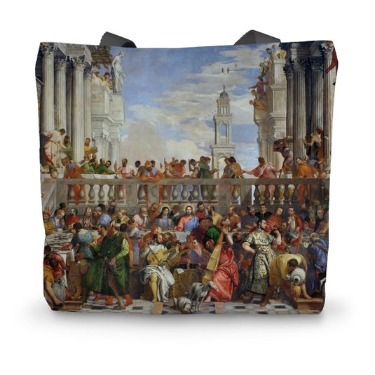 The wedding at Cana, Paolo Veronese Canvas Tote Bag Smartify Essentials
