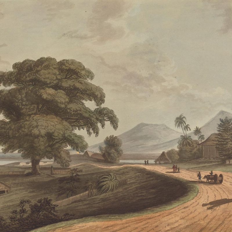 Fort Marlborough from Old Bencoolen, Sumatra, 1799