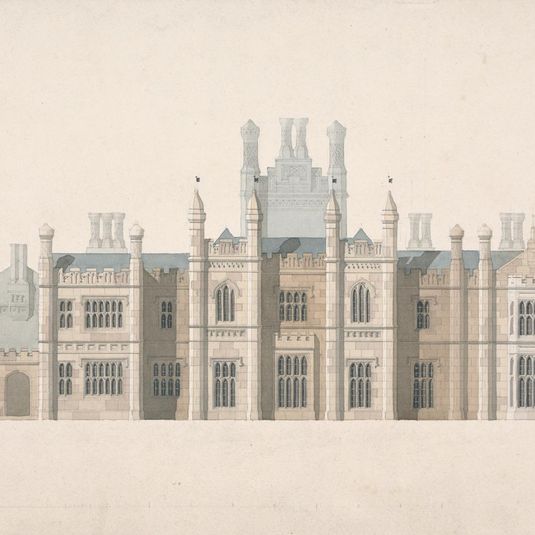 Elevation of a Proposed Design for Cambridge Colleges