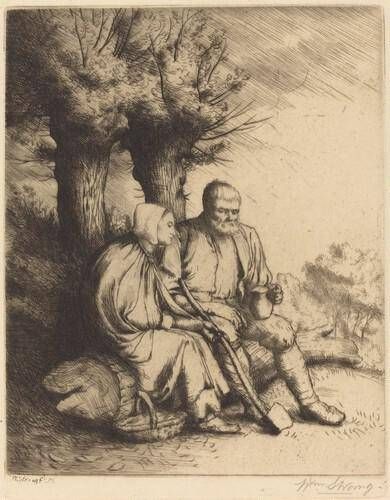 Man and Woman under a Tree