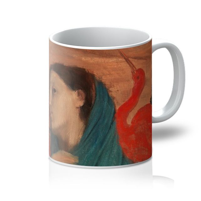 Young Woman with Ibis, Edgar Degas Mug Smartify Essentials
