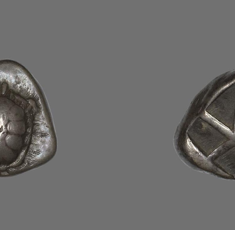 Stater (Coin) Depicting a Land Tortoise