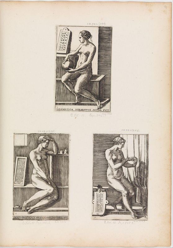 Grammar, from The Seven Liberal Arts, plate 1