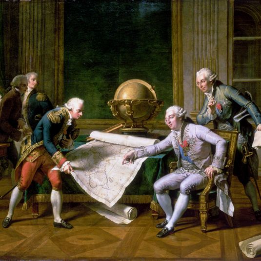Louis XVI donnant des instructions à La Pérouse, 29 juin 1785