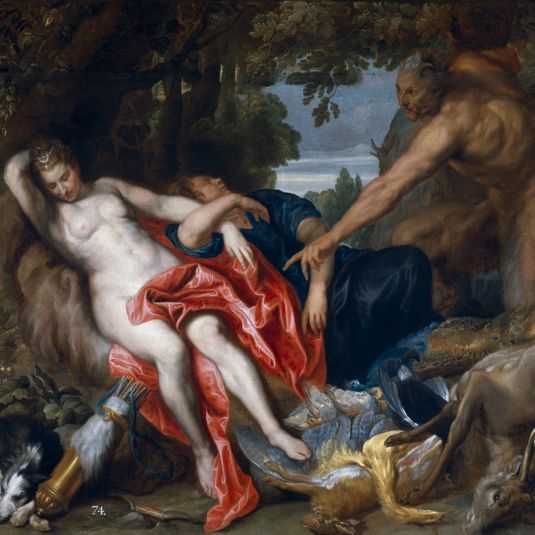 Diana and a Nymph Surprised by a Satyr