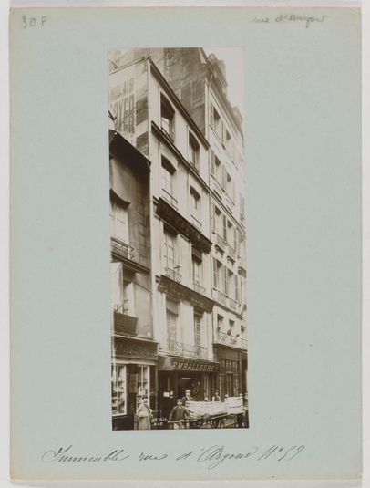 Immeuble, 59 rue d'Argout, 2ème arrondissement, Paris.