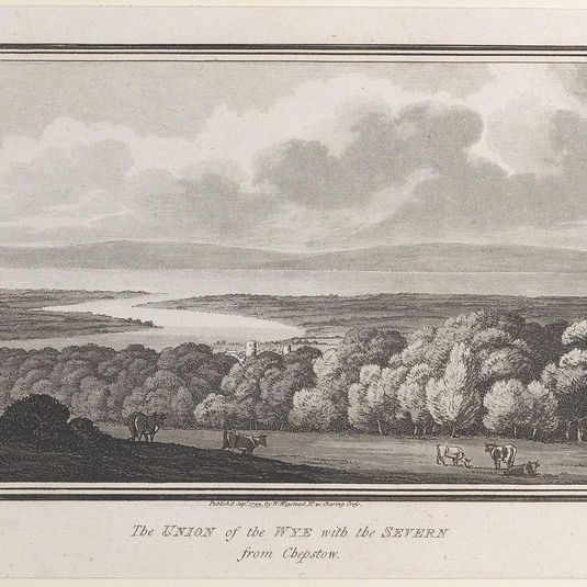 The Union of the Wye with the Severn from Chepstow, from "Remarks on a Tour to North and South Wales, in the year 1797"