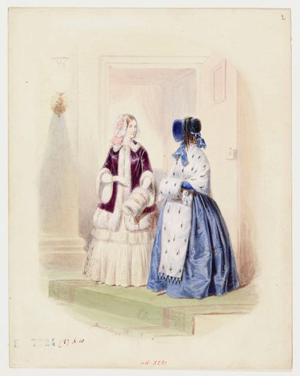 Figures de mode vers 1844.