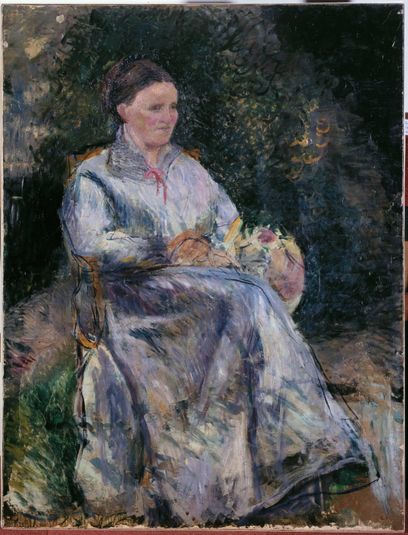 Julie Pissarro au jardin