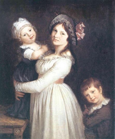 Family portrait of Madame Anthony and her children