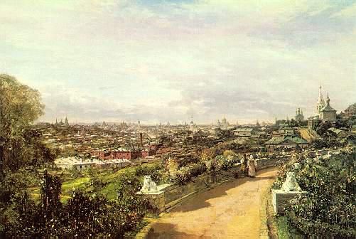 View of Moscow from the house of G.I. Chludov