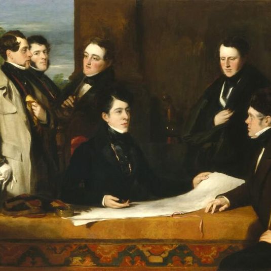 A Consultation prior to the Aerial Voyage to Weilburg, 1836