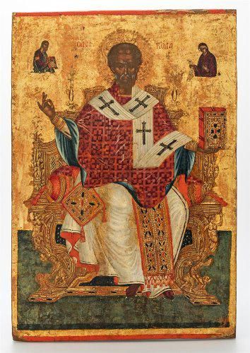 Saint Nicholas Enthroned