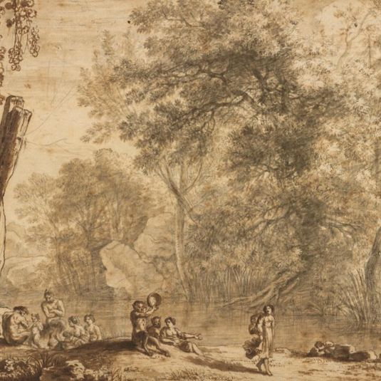 Woodland Landscape with Nymphs and Satyrs