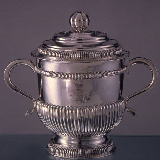 Two-Handled Covered Cup