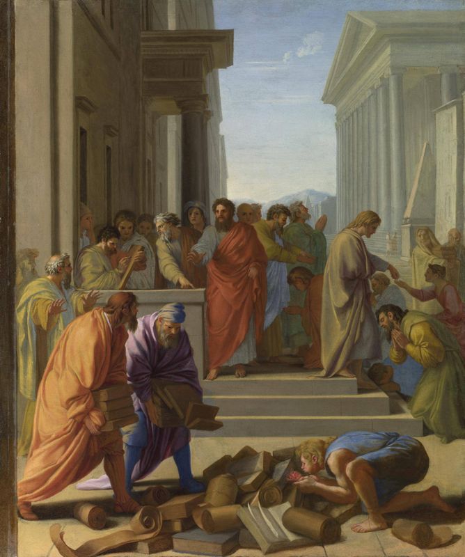 Saint Paul preaching at Ephesus