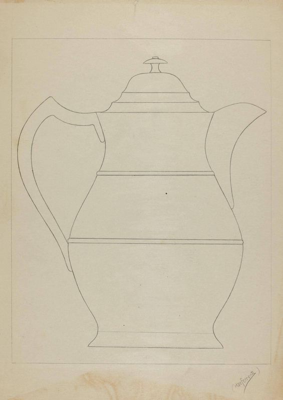 Covered Water Pitcher