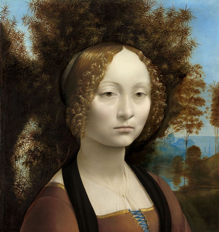 Leonardo da Vinci - Ginevra de' Benci Smartify Editions